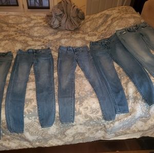 5 pairs American eagle Jean's